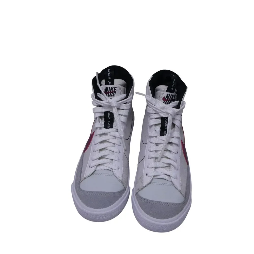 Nike Kids 4Y Blazer Mid 77 SE White Rush Maroon - DH8640-101